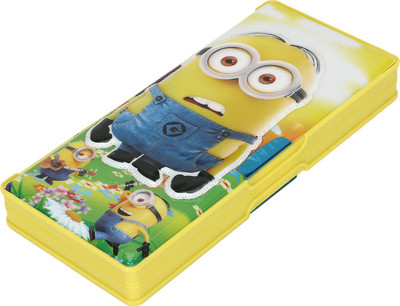 

Asera Minnions Cartoon Art Plastic Pencil Box(Set of 1, Multicolor)