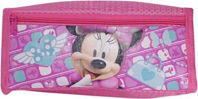 

Saamarth Impex Disney Cartoon Art Fabric Pencil Box(Set of 1, Pink)