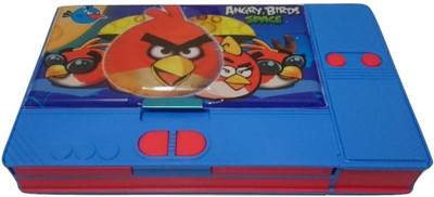 

Gift Chachu Jumbo Angry Birds Art Plastic Pencil Box(Set of 1, Multicolor)