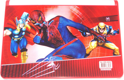 

Hina Spider Man Disney Art Plastic Pencil Box(Set of 1, Red)