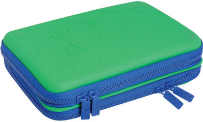

University of Oxford F.B Plain Art Canvas Pencil Box(Set of 1, Green)