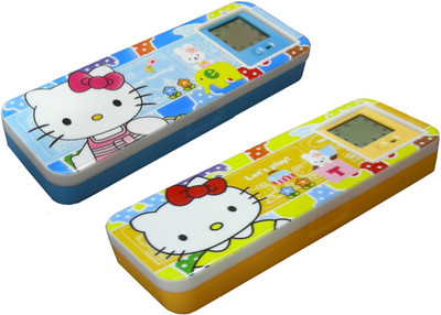 

Westoindie Kitten Designer Art Plastic Pencil Boxes(Set of 2, Blue, Yellow)