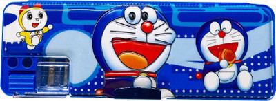 

Priyankish Smart Kidz Doraemon Art Plastic Pencil Box(Set of 1, Pink)