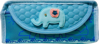 

Priyankish Smart Kids Elephant Art Denim Pencil Box(Set of 1, Blue)