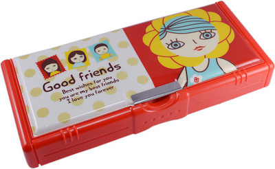 

Saamarth Impex Cartoon Cartoon Character Art Plastic Pencil Box(Set of 1, Red)