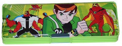 

Shree Krishna Handicrafts And Gallery Magnetic Double Sided With Led Light Ben 10 Art Plastic Pencil Box(Set of 1, Green)