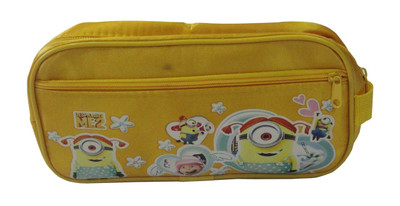 

Cloud9JP Pencil Box Pouch Minion Art Fabric Pencil Box(Set of 1, Yellow)