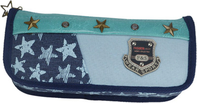 

Saamarth Impex Printed Art Art Fabric Pencil Box(Set of 1, Blue)