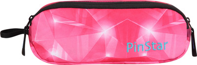 

PinStar Dual Compartment V1 Graphic Pink Art Polyester Pencil Box(Set of 1, Pink)