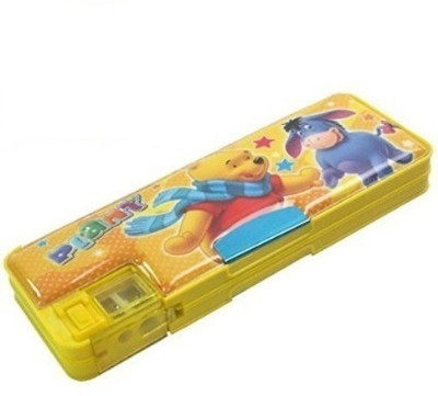 

Ashmaadi Boys and Girls Cartoons/Characters with Sharpner Art Plastic Pencil Box(Set of 1, Multicolor)