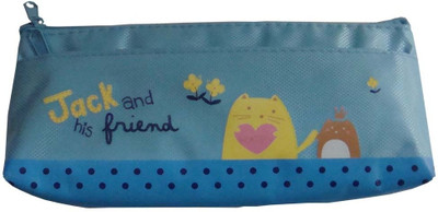

Vardhman Z 728 Pouch Cloth Pencil Box(Set of 1, Blue)