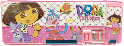 

AB Posters dora cartoons Art PVC Pencil Box(Set of 1, Pink)