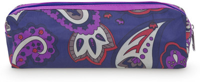

All For Color Vivid Paisley Printed Art Polyester Pencil Box(Set of 1)