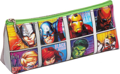 

Marvel AVANGER Cartoon Art NYLON & PVC Pencil Box(Set of 1, Multicolor)