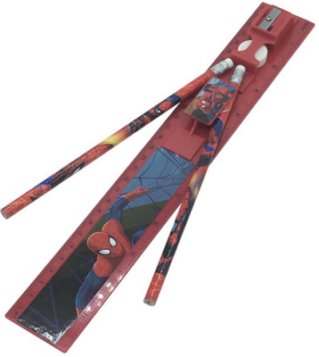 

Funcart Spiderman Printed pattern Art Plastic Pencil Box(Set of 1, Multicolor)