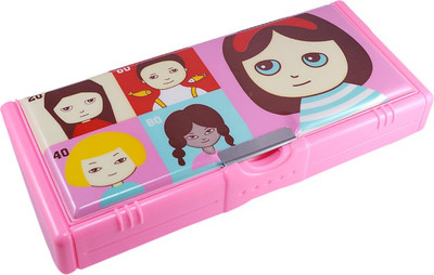 

Saamarth Impex Pencil Box Printed Art Plastic Pencil Box(Set of 1, Pink)