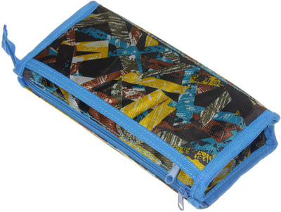 

Neo Gold Leaf Fancy School Art Cloth Pencil Box(Set of 1, Pink)