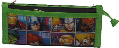 

Marvel AVANGER Cartoon Art NYLON & PVC Pencil Box(Set of 1, Multicolor)