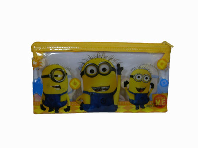 

AYAANGLOBALMART MINION CARTOON Art PLASTIC Pencil Boxes(Set of 2, Multicolor)