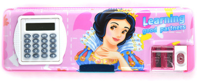 

Funmatic Inbuilt Calculator & Sharpner Cinderella Art Plastic Pencil Box(Set of 1, Pink)