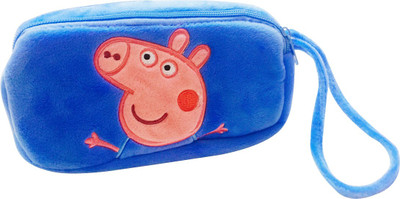 

Priyankish Smart Kidz Cartoon Art Cloth Pencil Box(Set of 1, Blue)
