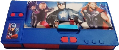 

Gift Chachu Minni Jumbo NA Art Plastic Pencil Box(Set of 1, Blue)