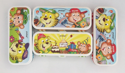 

Pratap Hannan monata TYGO, MONY Art Plastic Pencil Boxes(Set of 4, Blue, Red, Green, Yellow)