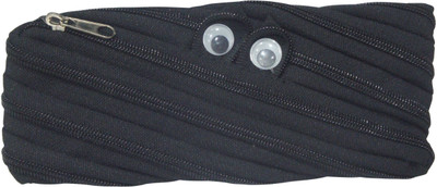 

Starmark LMG 23-30 Solid Art Polyester Material Pencil Box(Set of 1, Black)
