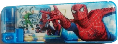 Gift Chachu Lighting NA Art Plastic Pencil Box(Set of 1, Blue)