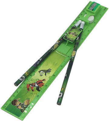 

Funcart Ben 10 Printed pattern Art Plastic Pencil Box(Set of 1, Multicolor)