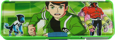 Dream Bag Ben 10 Colourful Art Plastic Pencil Box(Set of 1, Multi - Colors) available at flipkart for Rs.211