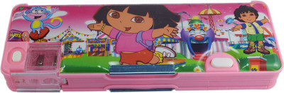 

Saamarth Impex Disney Cartooon Art Plastic Pencil Box(Set of 1, Pink)