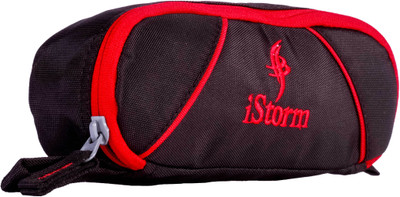 

Istorm Pouch NA Art Cloth Pencil Box(Set of 1, Black:Red)