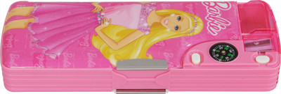 

HM International Barbie Cartoon Art Metal Pencil Box(Set of 1, Light Pink, Dark Pink)
