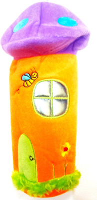 

Palakz House Pouch Art Plush Pencil Box(Set of 1, Orange)