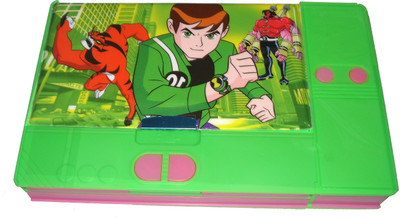 

HINA Ben 10 Character Art Plastic Pencil Box(Set of 1, Green)