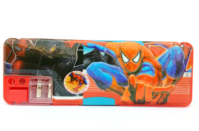 

Akki Collection spiderman cartoon Art plastic Pencil Box(Set of 1, multicolour)