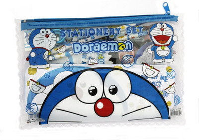 

Stuff Jam Doraemon Cartoon Print Art Plastic Pencil Box(Set of 1, Multicolor)
