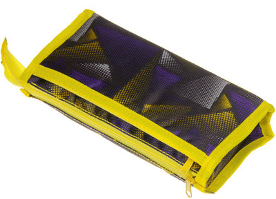 

Neo Gold Leaf Fancy School Art Cloth Pencil Box(Set of 1, Yellow)