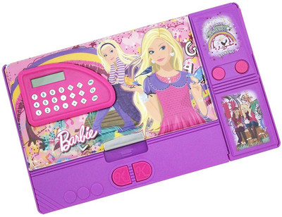 Pencil box barbie 2025 doll