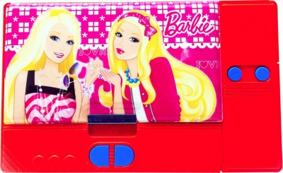 53% OFF on Priyankish Smart Kids Barbie Cartoon Art Plastic Pencil Box(Set  of 1, Red, Blue) on Flipkart 