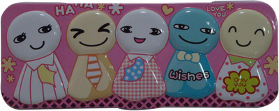 

Starmark BTS Baby Doll Art Plastic Pencil Box(Set of 1, Pink)