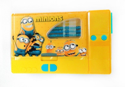 

Cloud9JP jumbo jumbo Art Plastic Pencil Box(Set of 1, Yellow)