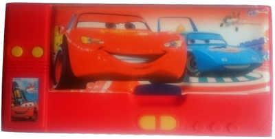 

Gift Chachu Mini Jumbo NA Art Plastic Pencil Box(Set of 1, Red)