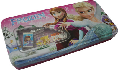 

Siltason Shakti FROZEN CARTOON Art METAL Pencil Box(Set of 1, Pink)