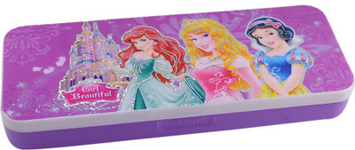 

Saamarth Impex Disney Cartoon Art Plastic Pencil Box(Set of 1, Purple)