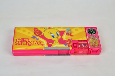 

Warner Bros. Tweety Plastic Pencil Box(Yellow, Pink)