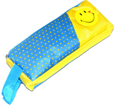 

Pin to Pen Smiley Smiley Art Cloth Pencil Box(Set of 1, Multicolor)