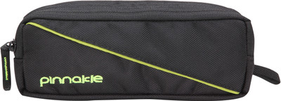 

Pinnakle Dual Compartment Shiny Black Art Polyester Pencil Box(Set of 1, Black)