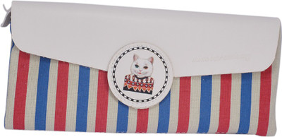 

Saamarth Impex Printing Lines Art Fabric Pencil Box(Set of 1, Multicolor)